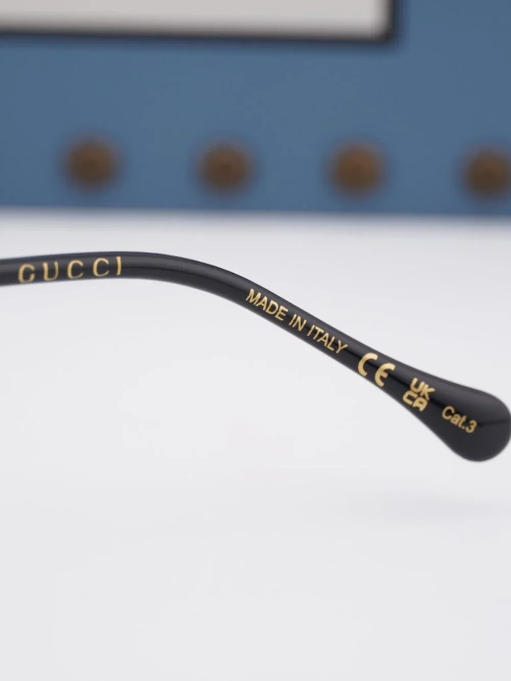 Gucci GG1698S 001 Aviator Sunglasses - Black\ Black